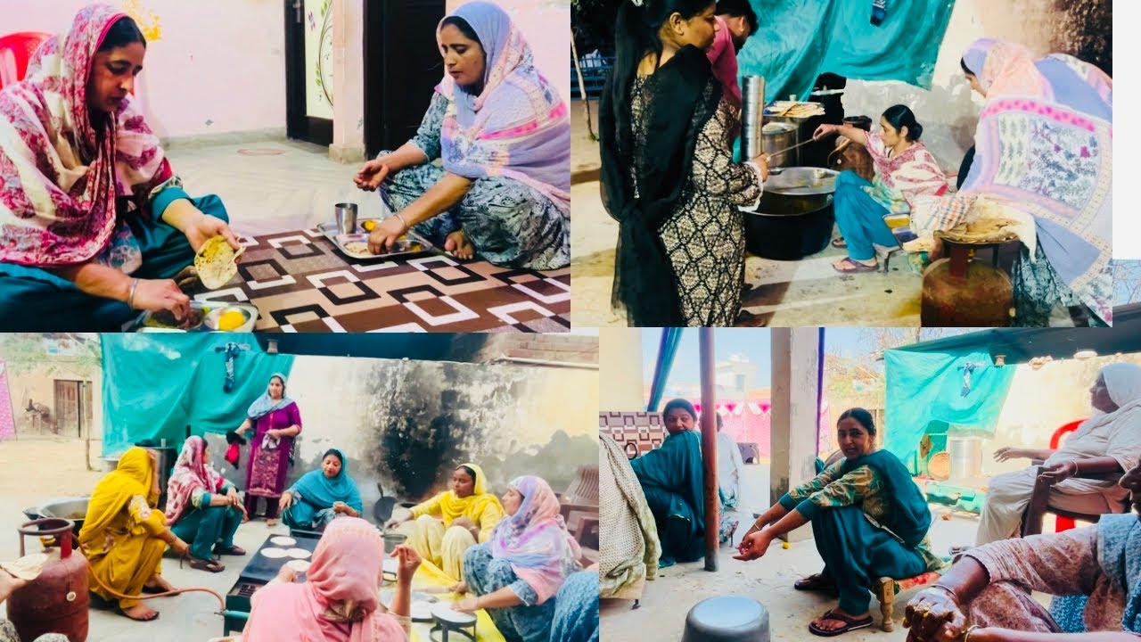 ਲਓ ਜੀ ਕੜਾਹੀ ਚੜ੍ਹਾ ਲਈ।। Dullat vlogs#villagerlifestyle#dullatvlogs#viah 