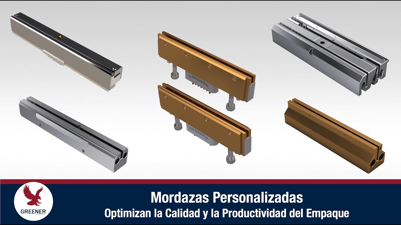 Mordazas Diseñadas de Manera Óptima para sus Envasadoras, Materiales, y Otras Condiciones de Empaque