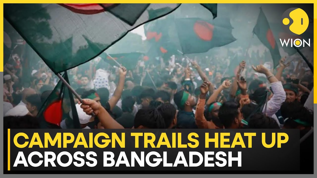 Bangladesh Polls: 19 Days to Polls: Parties Hit Streets With Leaflets & Slogans | WION News