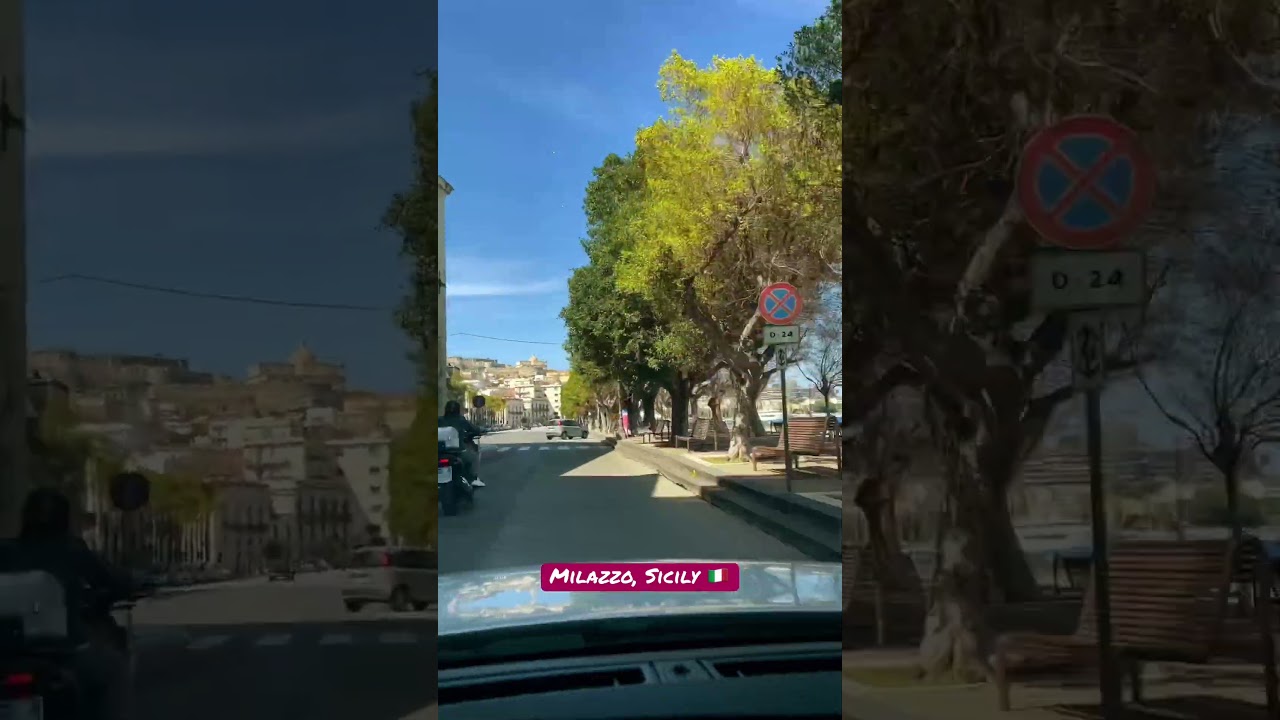 Driving Around Milazzo, Sicily, Italy 🚗
