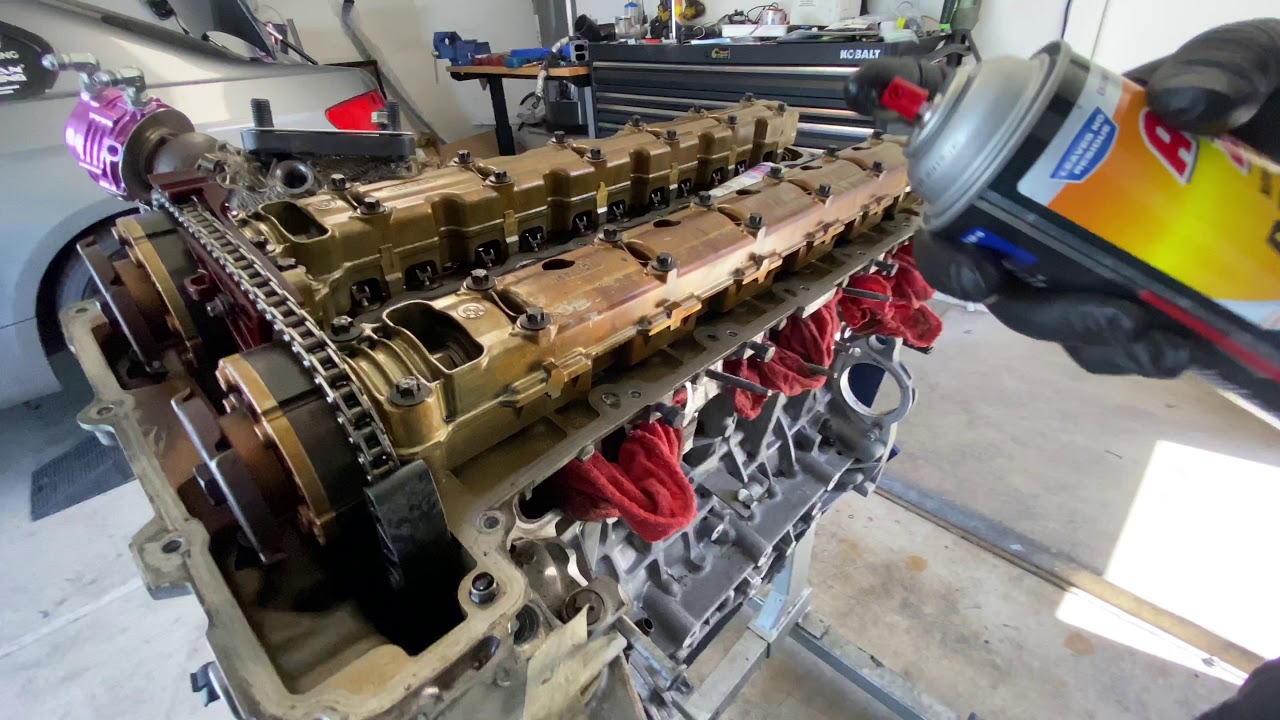 N54 Plugging Head Ports And M18 Valve Cover Install (Single Turbo Motor Prep)