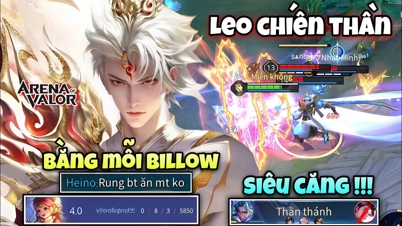 1 Ngày Leo Rank Siêu Tốc Cuối Mùa Từ Chiến Tướng Lên Chiến Thần 100 Sao Bằng Mỗi Billow !!!