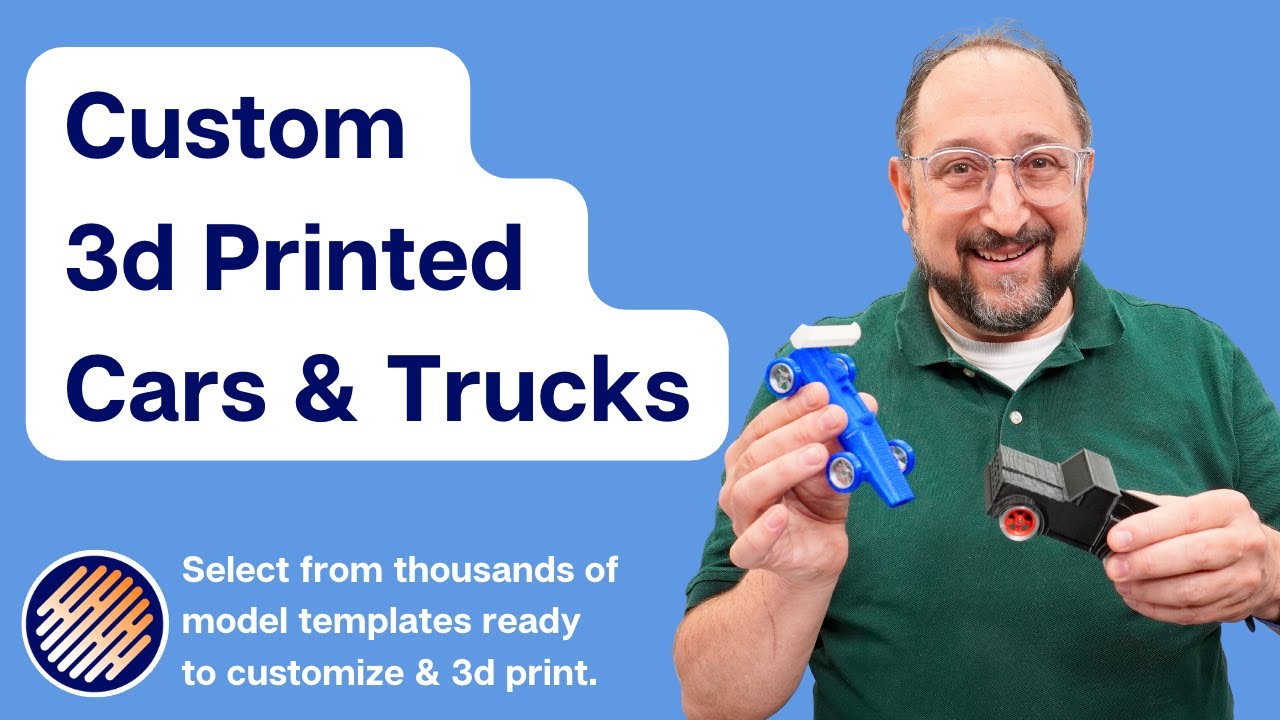 Create Your Own Custom Toy Cars and Trucks with 3D Printing!