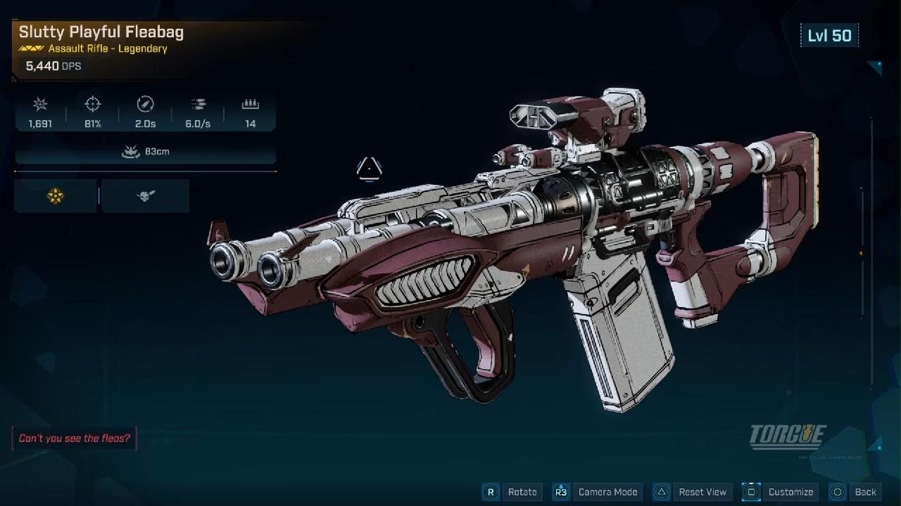 Borderlands 4 - Fleabag (Legendary Torgue Assault Rifle)