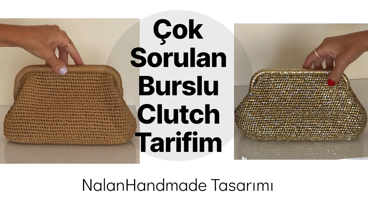 Yarım Balık Sırtı Örgü Tekniği ile Gizli Burslu Çanta/Adım Adım Anlatım /NalanHandmade
