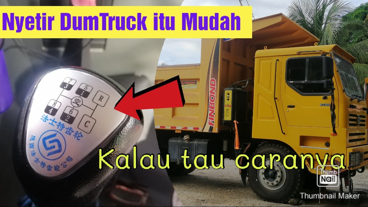 Cara mudah belajar Lori DUMP TRUCK XCMG pertambangan