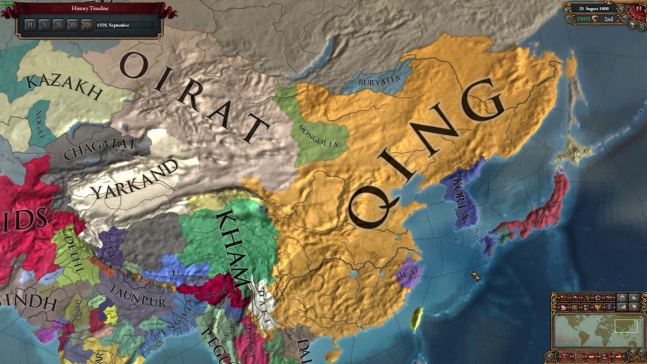 EU4 Timelapse | Jianzhou to Machu to Qing