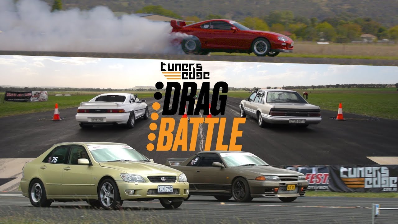 2WD Drag Battle Shooout - Honda Powered MR2s vs the World!