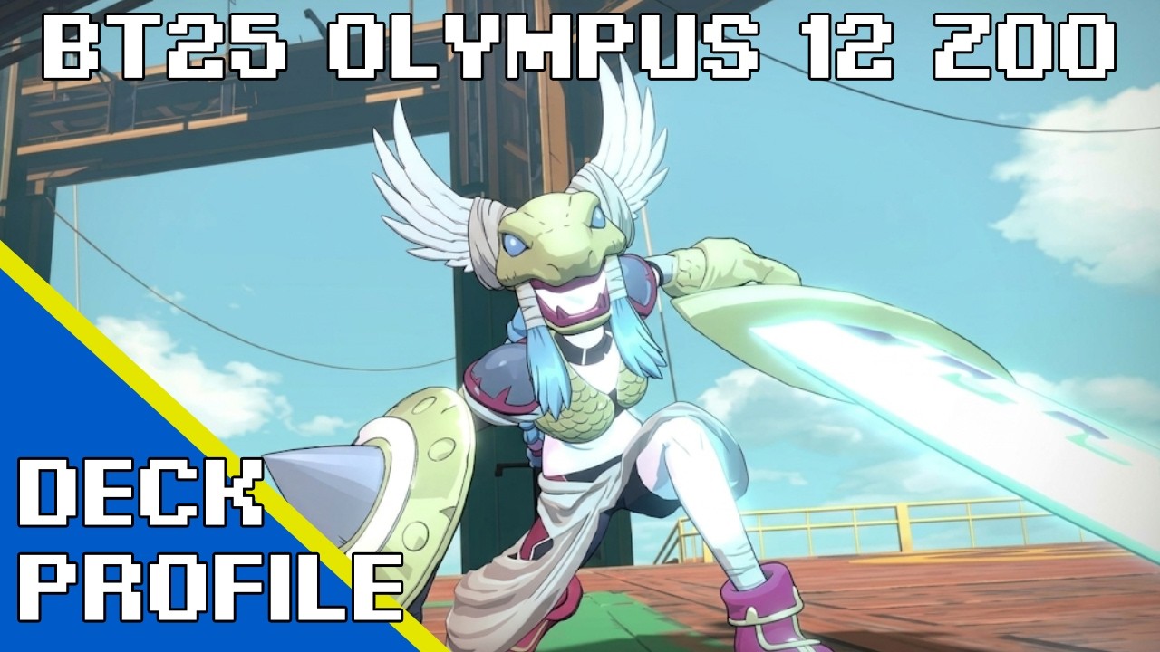 Обзор колоды и геймплей Digimon TCG BT25 Olympus 12 Mega Zoo