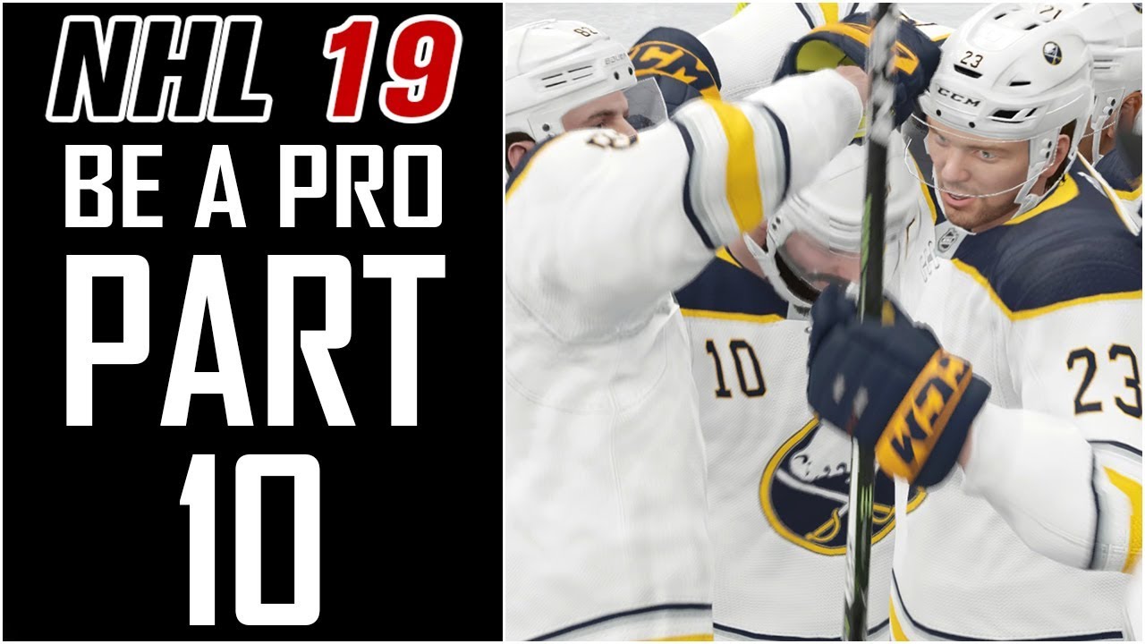 NHL 19 - Be A Pro Career - Let's Play - Part 10 - 