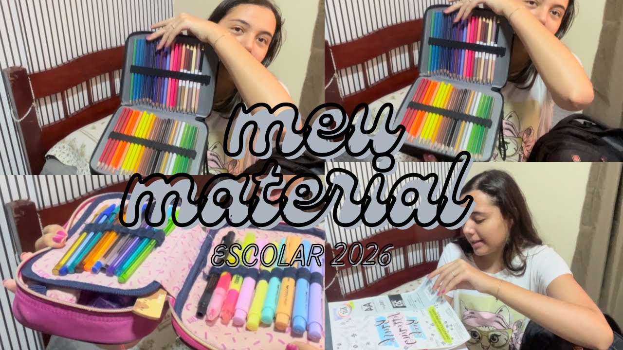 Meu material escolar 📚 (2026)🎓