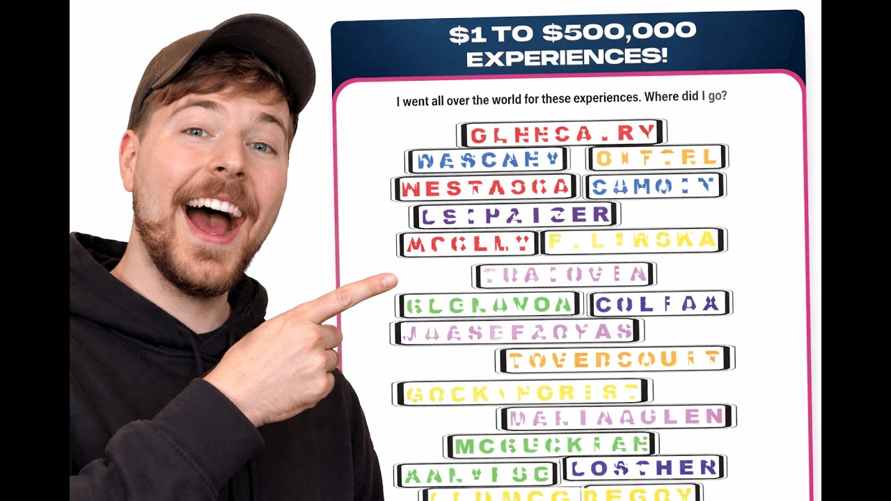 Solving the WORLD TRAVEL Font Puzzle 🌎 | MrBeast $1,000,000 Challenge (Phase 0 Puzzle)