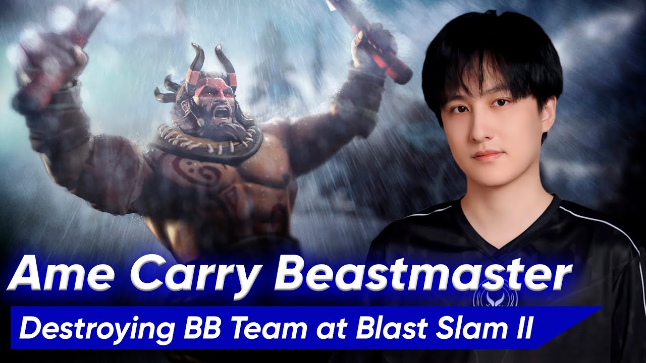 Ame’s FIRST Ever BEASTMASTER CARRY in Competitive Dota 2!