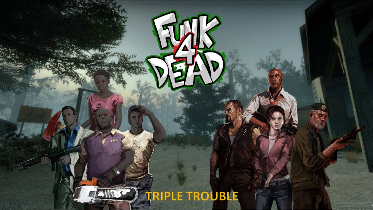 Left 4 Trouble Fnf Triple Touble Cover