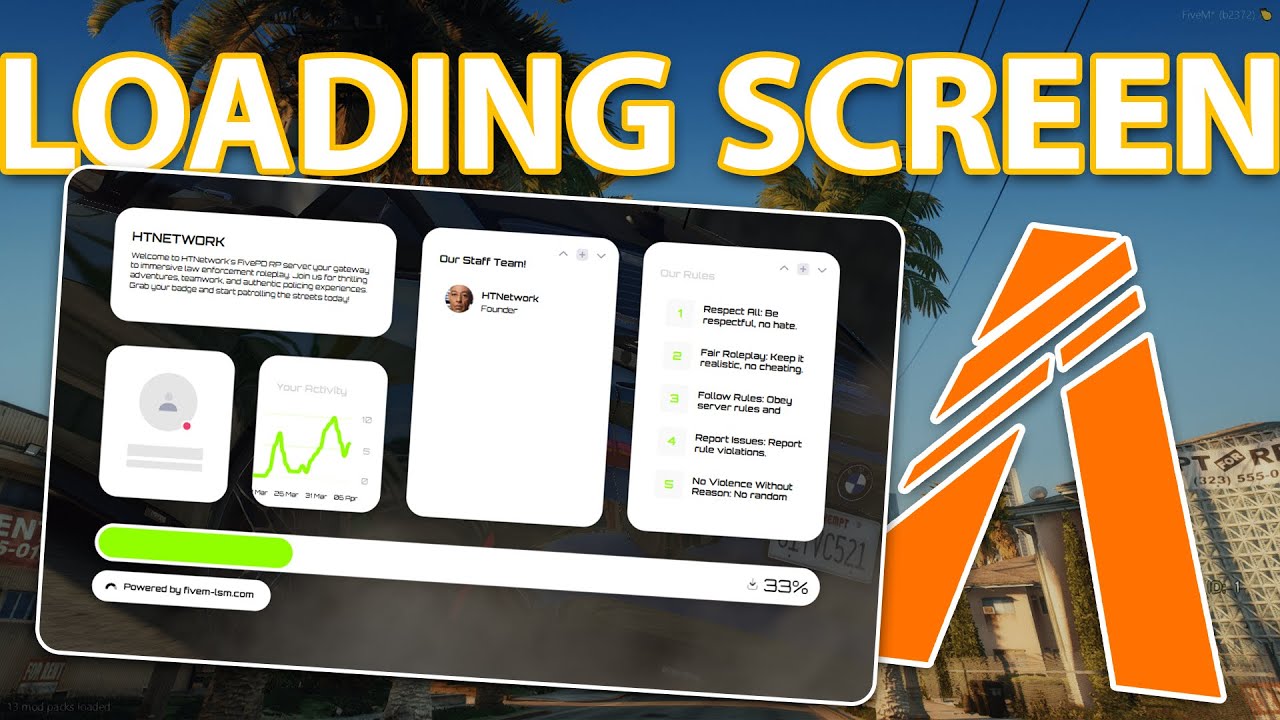 How To Install A Custom Loading Screen into a FiveM Server! 2025