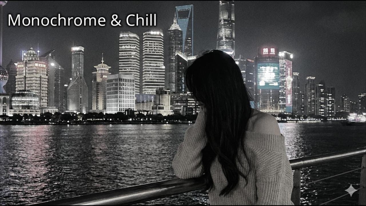 Monochrome & Chill 🌃 Stylish Modern R&B Playlist for Late Night Drives