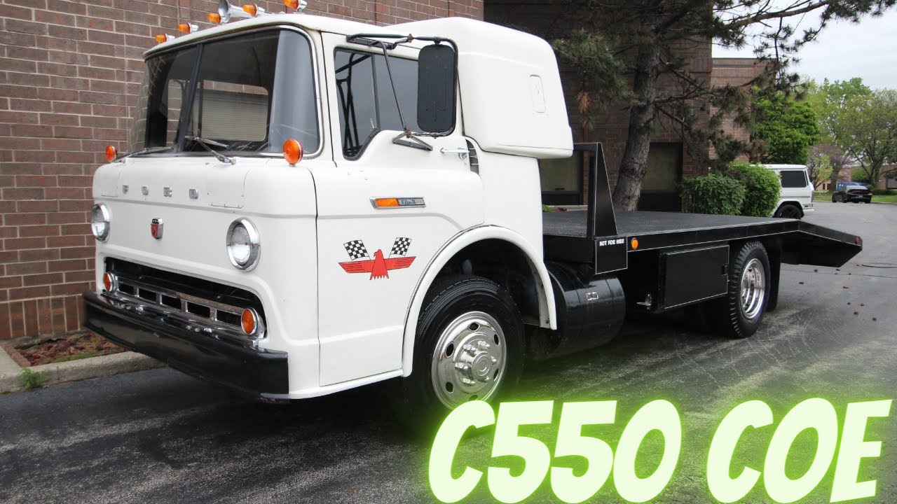 Ford C550 1967 года - COE Car Hauler - Грузовик с рампой - ПРОДАН!