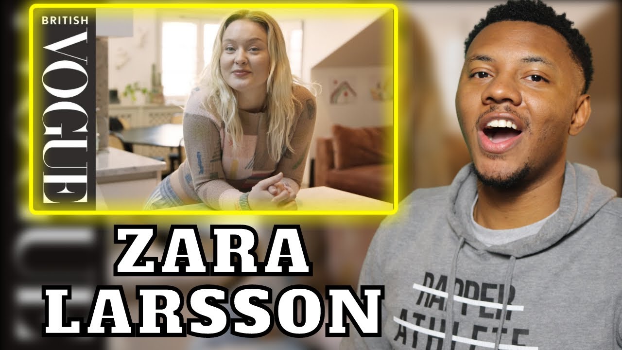 AMERICAN REACTS To Inside Zara Larsson's Home For a Perfect Night In | British Vogue