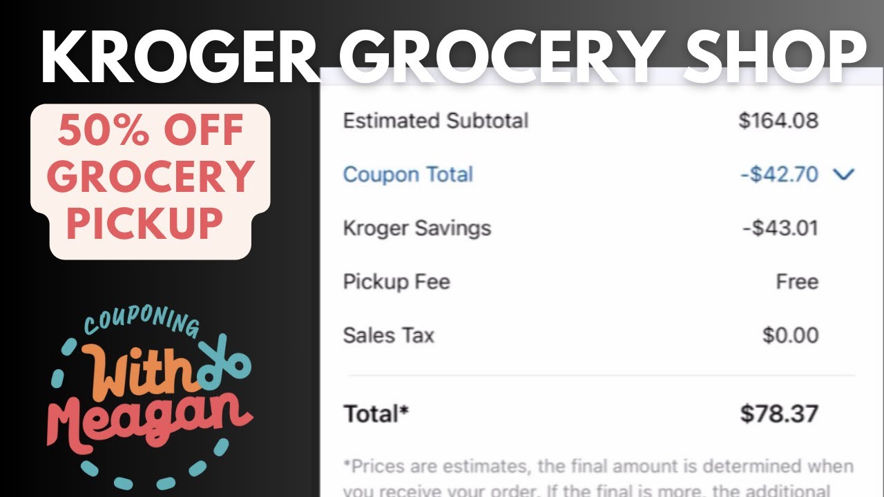 50% Off Kroger Grocery Pickup! How I Shop As An Extreme Couponer!
