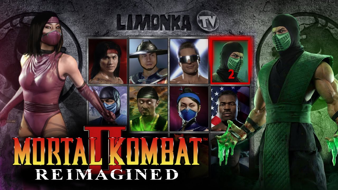 Mortal Kombat 2 Reimagined (HD) Story/Intro/Character Select/Battle Plan