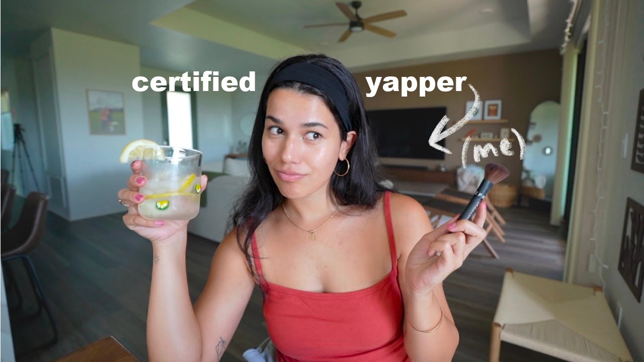 grwm while I talk for 22 minutes straight if u care
