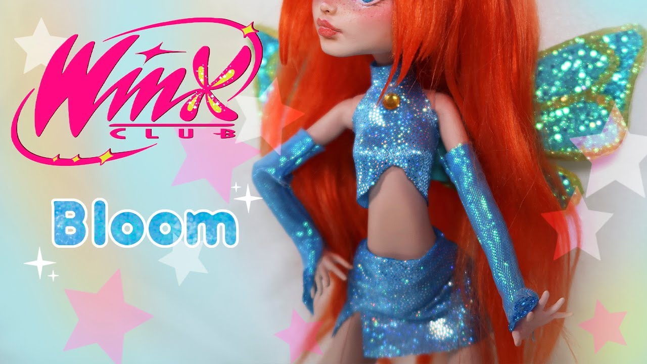 I made BLOOM 🔥 Winx Club OOAK Doll