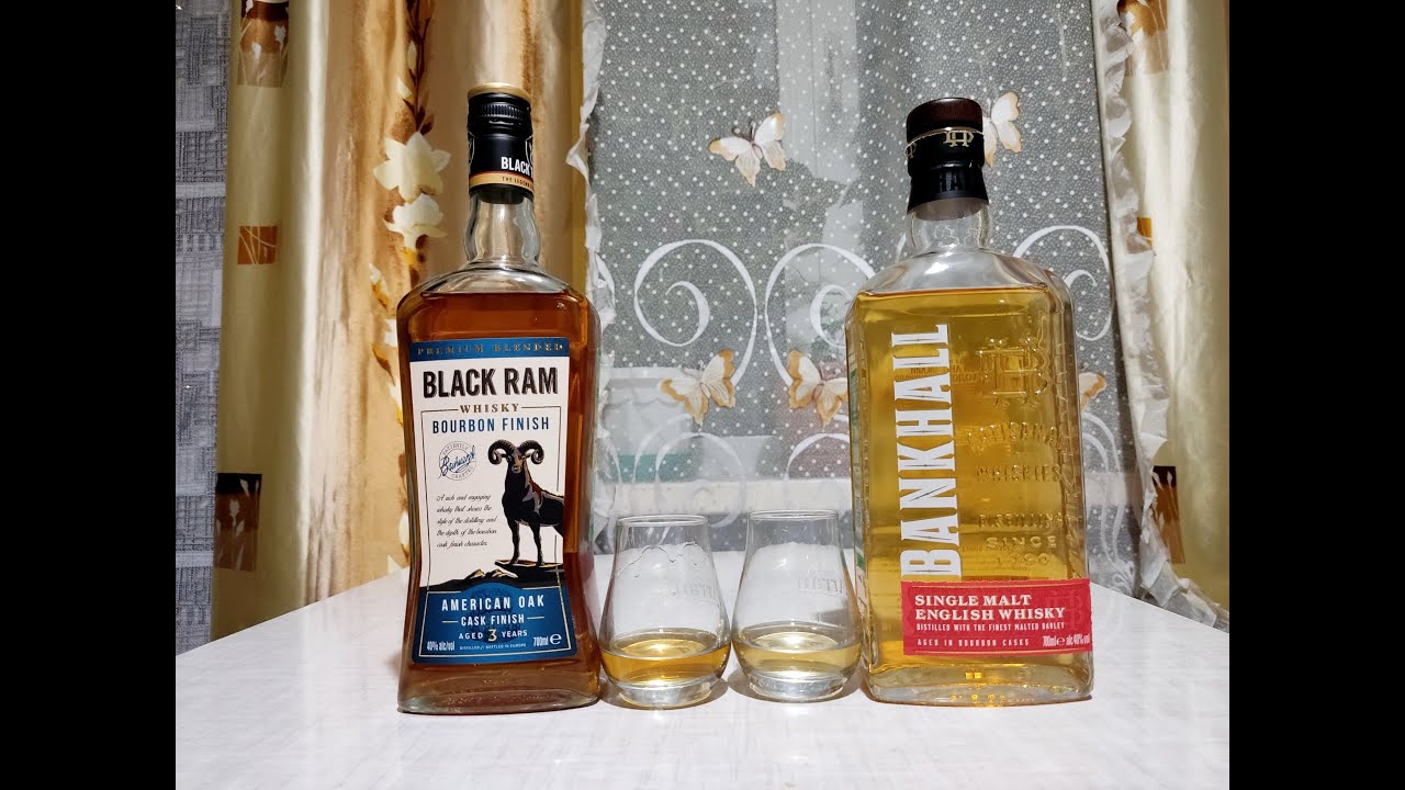 Обзор на виски "Black ram" и "Bankhall"  Болгарский виски!!
