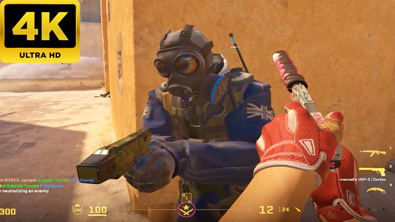 Counter Strike 2 -  Dust 2 - Full Gameplay