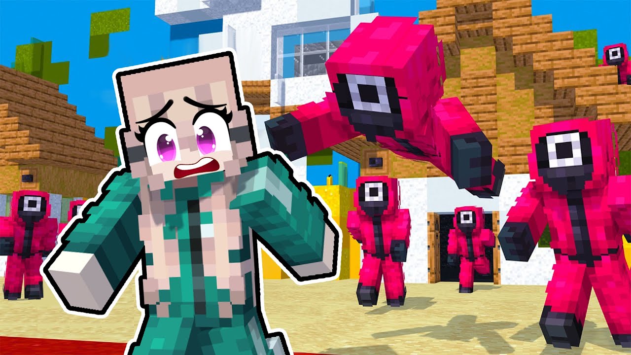 Ma joc *SQUID GAMES* in minecraft?!