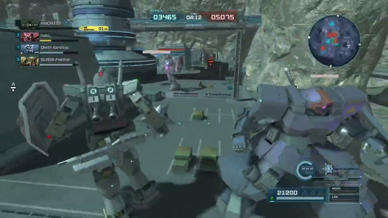 バトオペ２ 地上レート エースマッチ ガンダムLv.1
