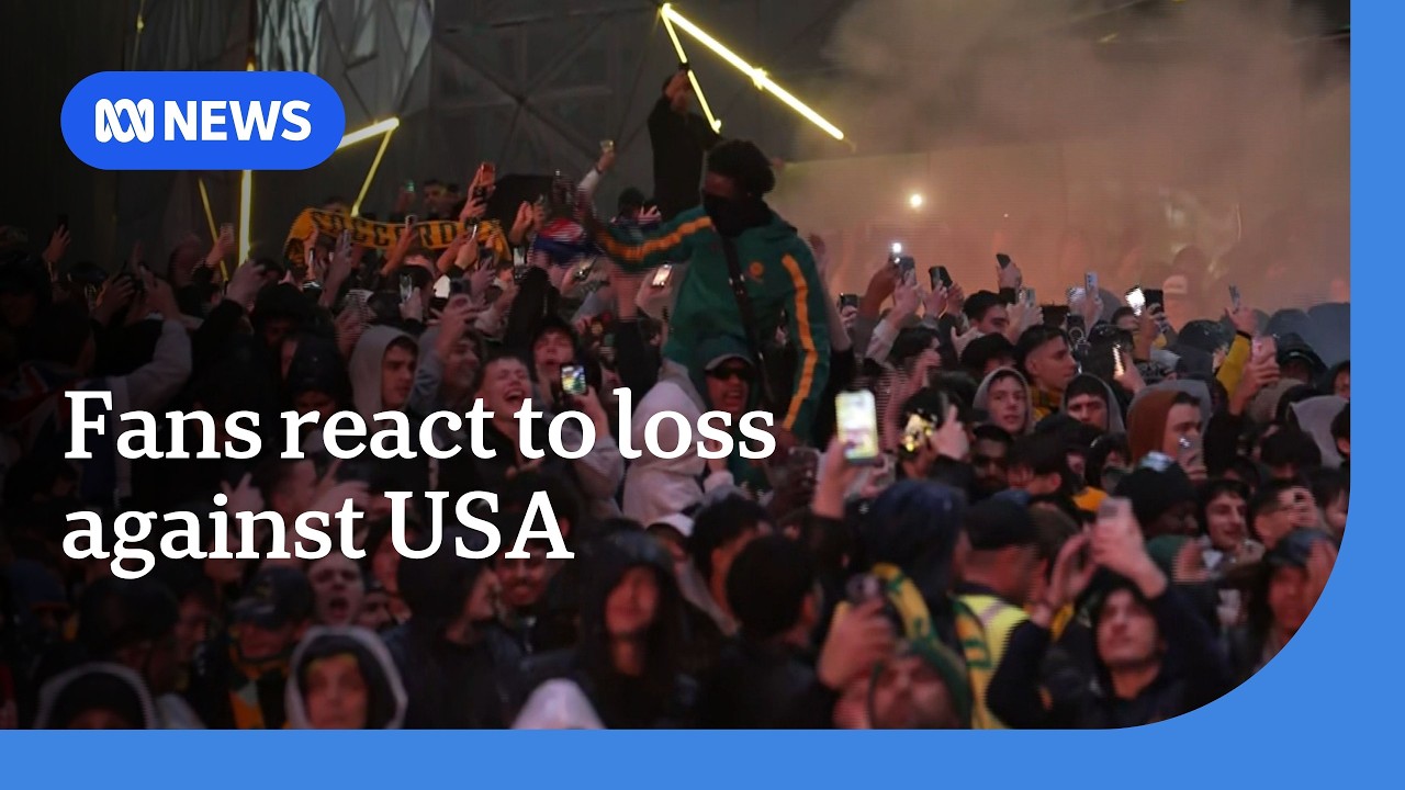 Socceroos fans react to loss against World Cup hosts USA | ABC NEWS