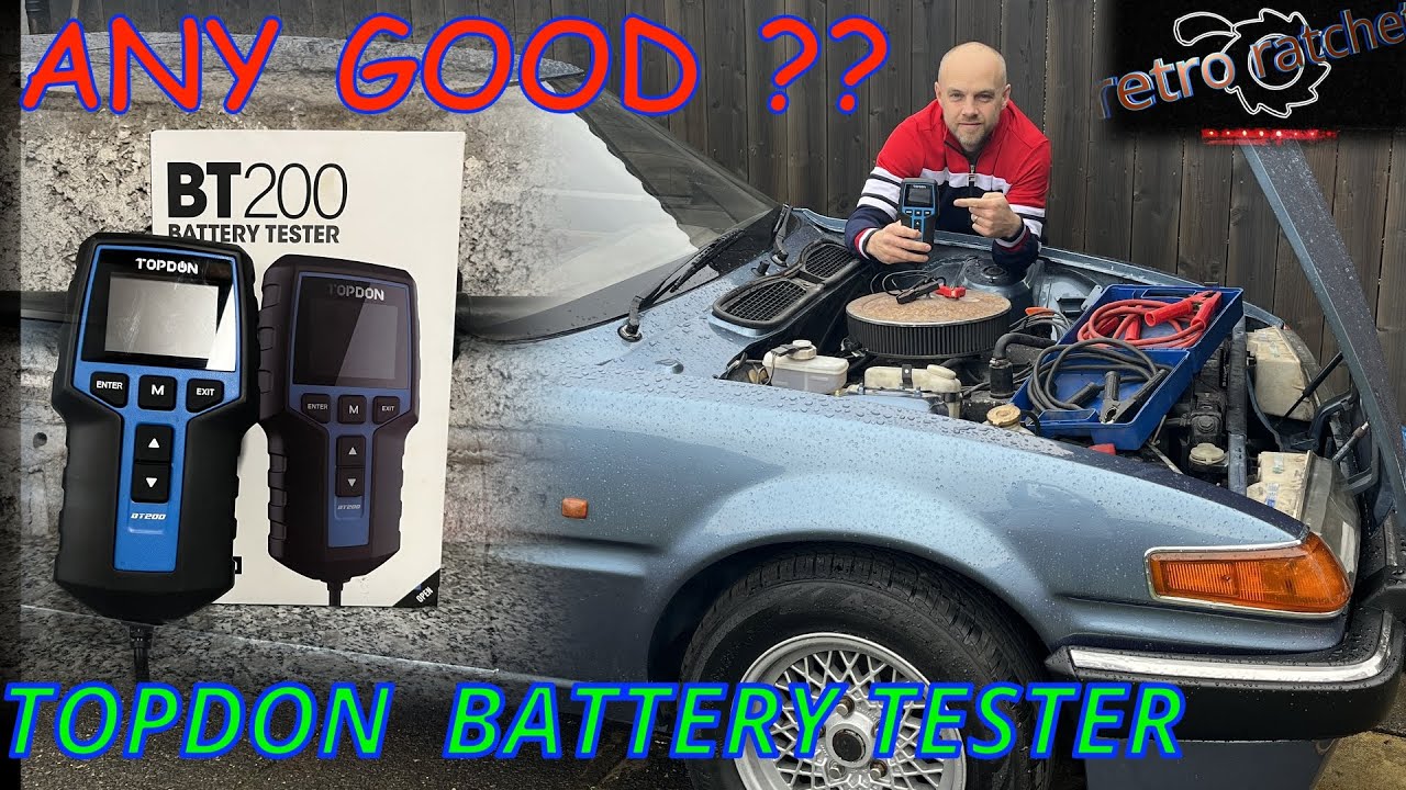 TOPDON BT200 Battery Tester - Reviewed & Tested on Rover SD1 & Ford Escort