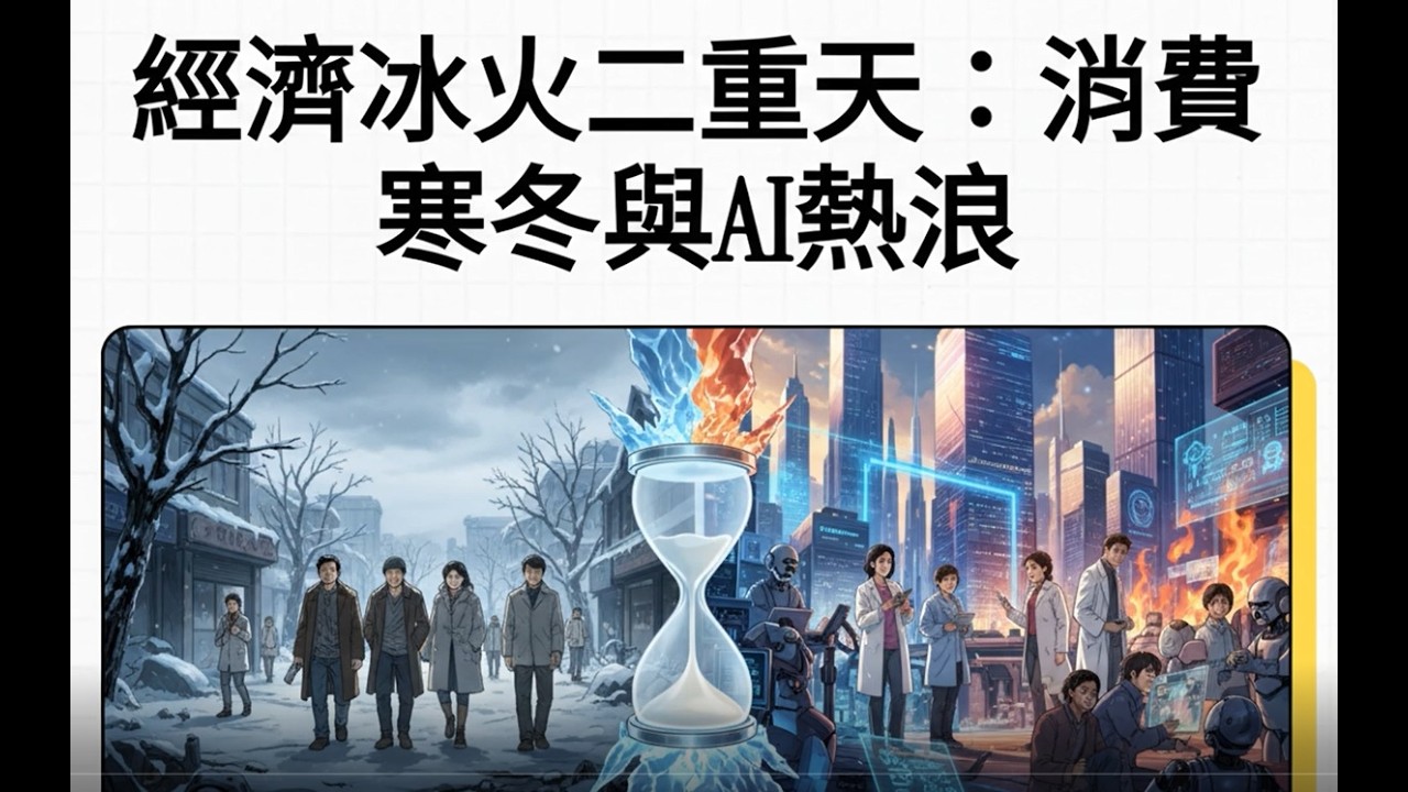 經濟冰火二重天：消費寒冬與AI熱浪