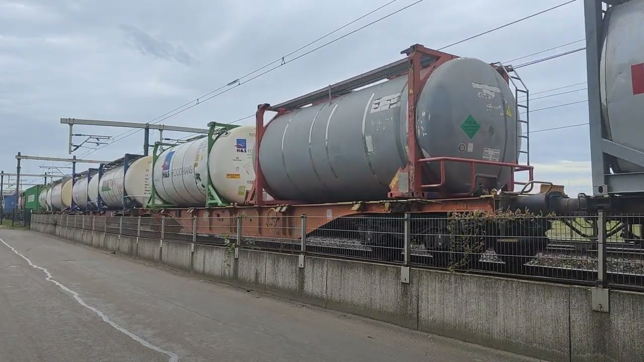 Goederentreinen havenspoor Rotterdam 23 oktober 2022