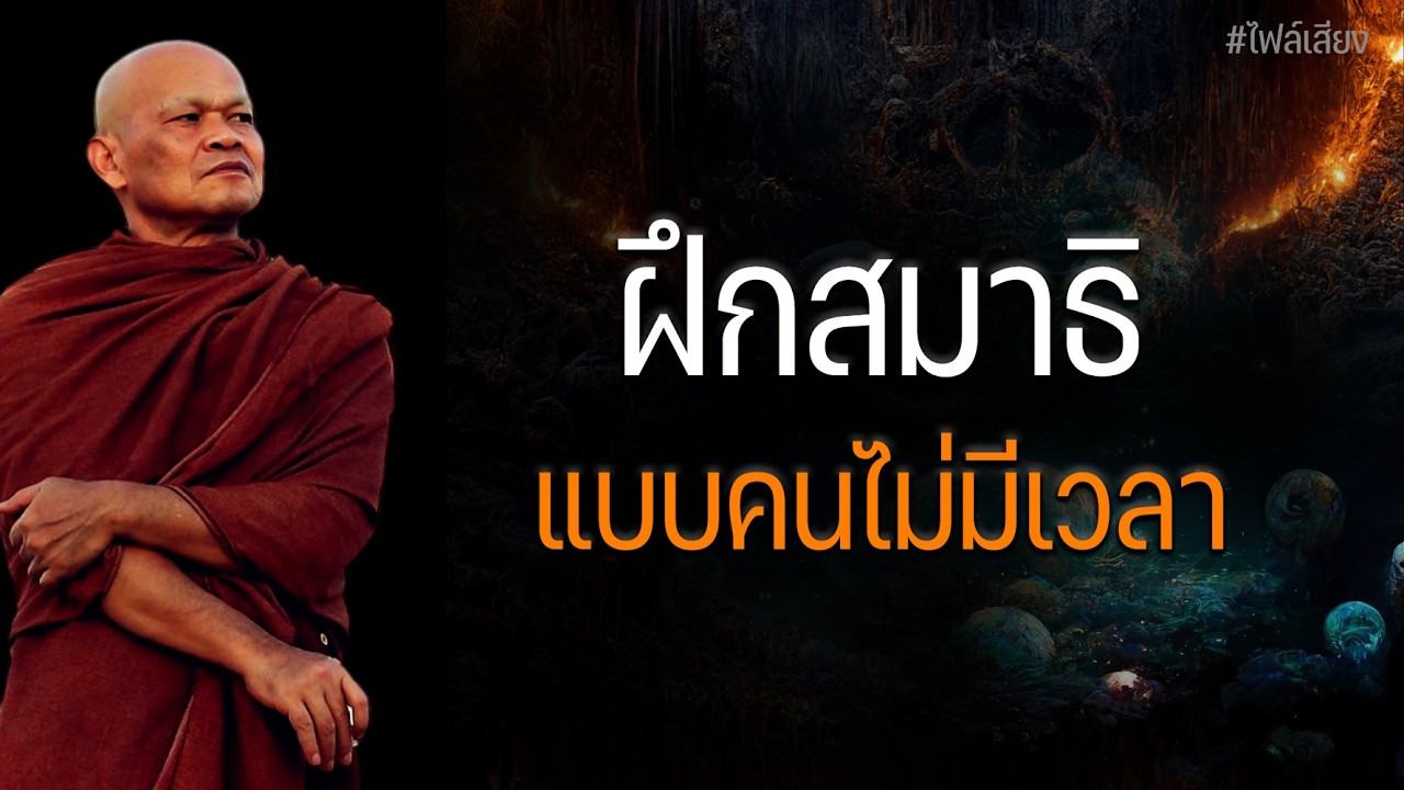 ฝึกสมาธิ แบบคนไม่มีเวลา #หลวงพ่อมานพ