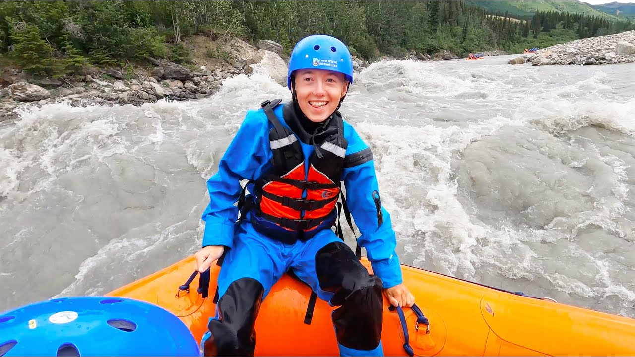 His FIRST Time River Rafting!