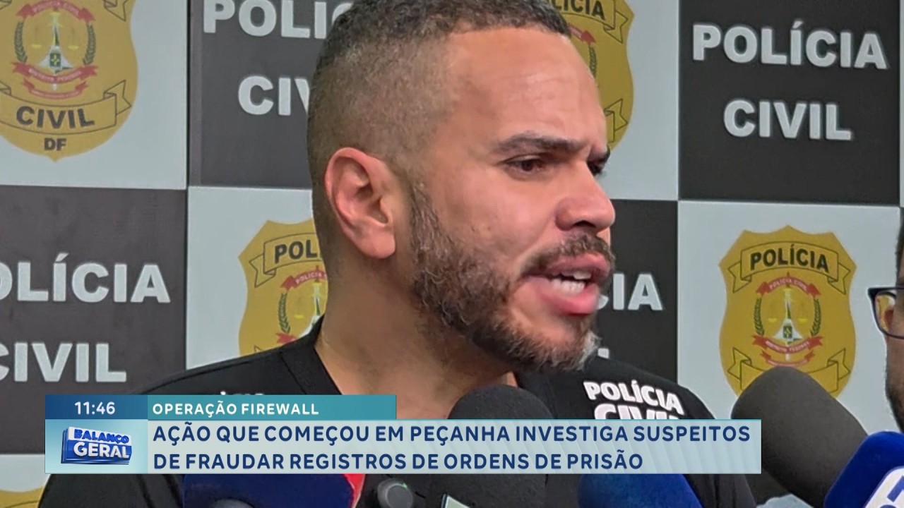 Operação Firewall: Ação iniciada em Peçanha apura fraude em registros de prisão.