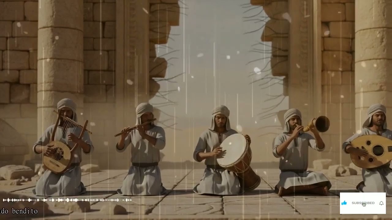 En Jerusalén Celestial Se Elevan Shofar Arpas Y Cánticos En Oración De Adoración A Adonai