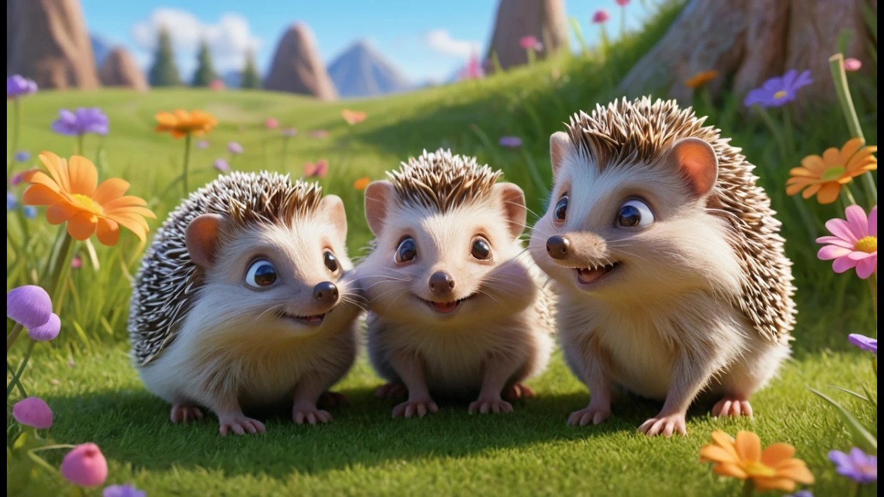Fünf kleine Igel schnüffeln im Garten | Natur-Kinderlied & Zählen lernen