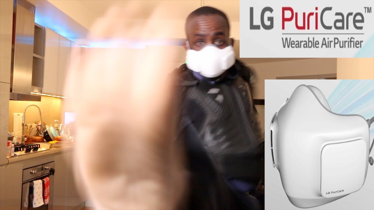 LG Puricare wearable air purifier ft Bane.the best mask around for viruses and bacteria- HervesWorld