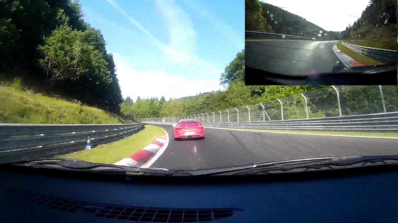 Nordschleife 8.6.2017 Porsche GT3 VS Audi S4 B5 Avant