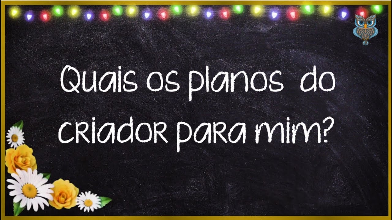 DEUS ESCREVE CERTO POR LINHAS TORTAS - QUAIS OS PLANOS DO CRIADOR PARA MIM? - Palestra (Parte 01)