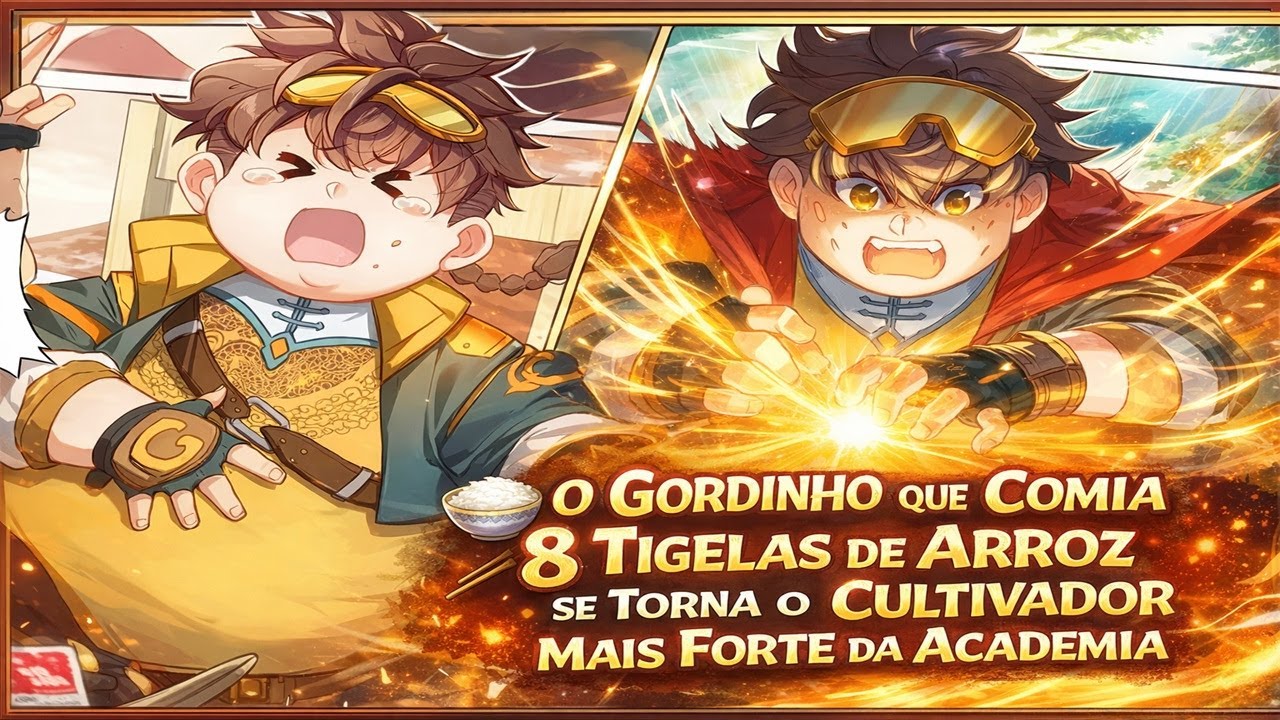 O Gordinho que Comia 8 Tigelas de Arroz se Torna o Cultivador Mais Forte da Academia | Resumo Manhwa
