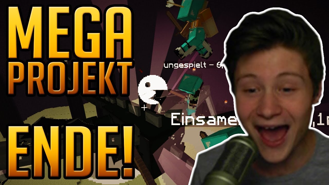 MEIN ENDE VOM MEGA PROJEKT + EPISCHER ENDERDRACHEN KAMPF MIT ALLEN | Minecraft Mega Projekt