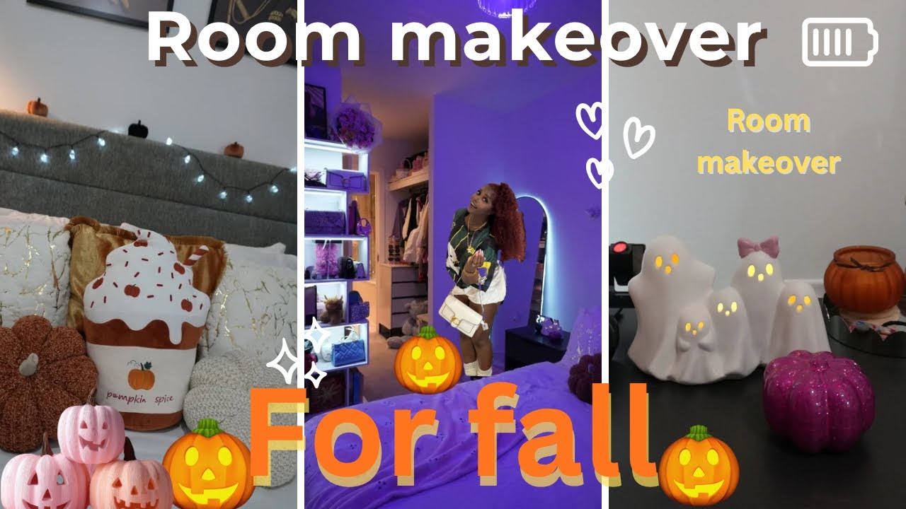 Fall Room 🎀 Makeover on a Budget 🧡 | Cozy + Aesthetic Vibes!