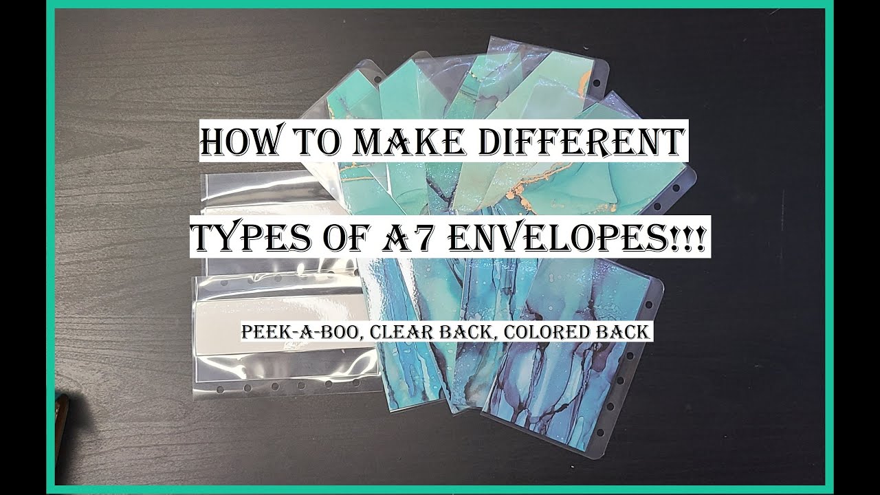 How to make A7 Envelopes- 3 Different Ways!!! | Digital Budgeting | January 2023