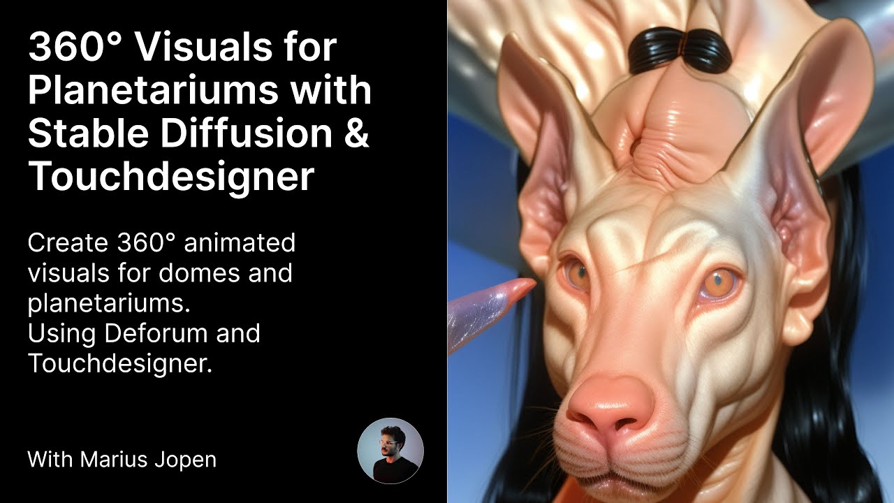 360° Visuals for Planetariums with Stable Diffusion & Touchdesigner
