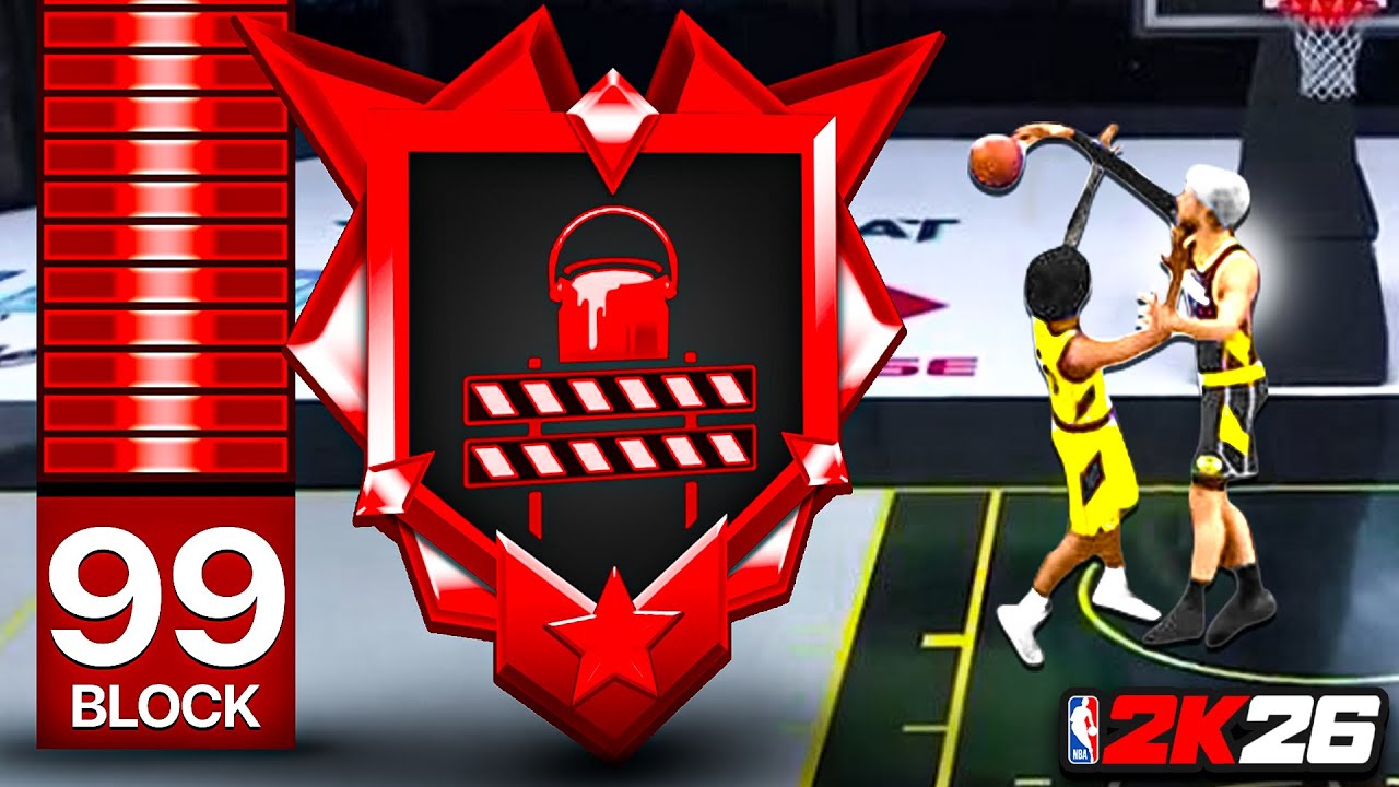 THIS 99 BLOCK LOCKDOWN BUILD IS TERRORIZING NBA 2K26!