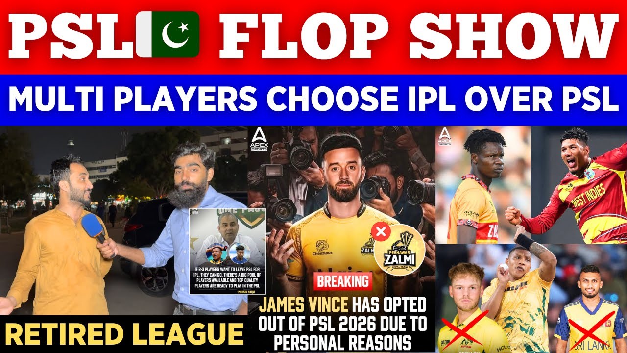 8 Players Rejected PSL 😭 And Join IPL 2026 || IPL vs PSL 2026 Comparison || Pak Public Reactions 