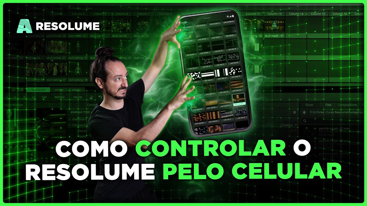 Como controlar o Resolume pelo celular